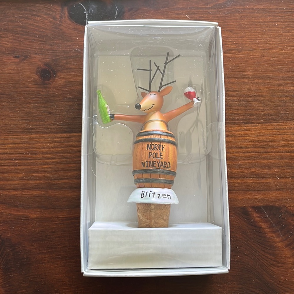 Bottle stoppers with Christmas theme